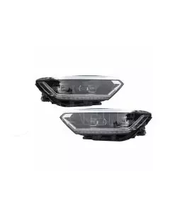 Μπροστινά Φανάρια Set Για Vw Passat B8 15+ DRL Led Matrix & Led Signal Dynamic R-Line Look Full Led Με Μοτέρ Carner 