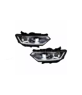 Μπροστινά Φανάρια Set Για Vw Passat B8 15+ DRL Led Matrix & Led Signal Dynamic R-Line Look Full Led Με Μοτέρ Carner 