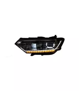 Μπροστινά Φανάρια Set Για Vw Passat B8 15+ DRL Led Matrix & Led Signal Dynamic R-Line Look Full Led Με Μοτέρ Carner 