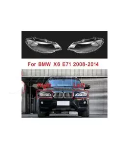 Κρύσταλλα Φαναριών Για Bmw X6 E71 08-15 Ζευγάρι 2 Τεμάχια 