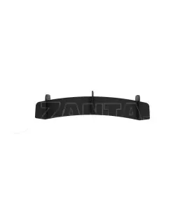 Diffuser Πίσω Προφυλακτήρα Για VW Scirocco 09-17 Για R Έκδοση Mat Black 3 Bars 