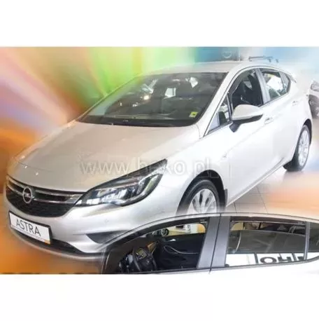 Heko ΣΕΤ ΑΝΕΜΟΘΡΑΥΣΤΕΣ ΑΥΤΟΚΙΝΗΤΟΥ ΓΙΑ OPEL ASTRA K 5D 2015+ HTB ΑΠΟ ΕΥΚΑΜΠΤΟ ΦΙΜΕ ΠΛΑΣΤΙΚΟ HEKO - 4 ΤΕΜ. ΑΝΕΜ.SET25392 