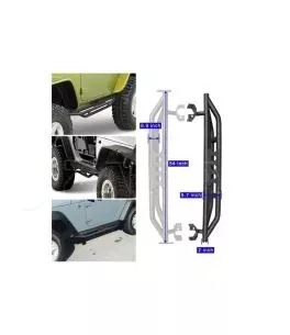 Jeep Wrangler (JK) 2-DRS 2007-2018+ Σιδερένια Σκαλοπάτια (Armor Guard) 