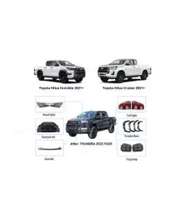 Toyota Hilux 2021+ (Invincible,Cruiser) Body Kit Toyota Tundra 2021 