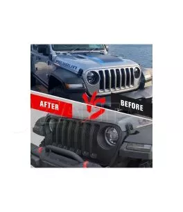 Jeep Wrangler (JL) 2018+ Μπροστά Μάσκα OEM Style - [Matte Black] (Αντιγραφή) 