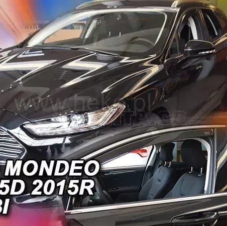 Heko ΑΝΕΜΟΘΡΑΥΣΤΕΣ ΑΥΤΟΚΙΝΗΤΟΥ ΓΙΑ FORD MONDEO 5D (COMBI/HTB) 2015 ΖΕΥΓΑΡΙ ΑΠΟ ΕΥΚΑΜΠΤΟ ΦΙΜΕ ΠΛΑΣΤΙΚΟ HEKO - 2 ΤΕΜ. ΑΝΕΜ.15311 