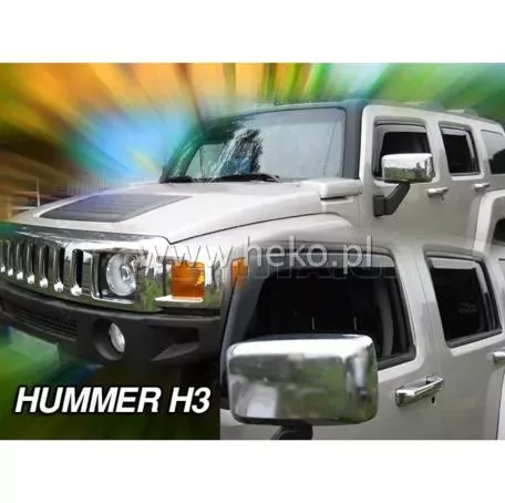 Heko ΣΕΤ ΑΝΕΜΟΘΡΑΥΣΤΕΣ ΑΥΤΟΚΙΝΗΤΟΥ ΓΙΑ HUMMER H3 5D ΑΠΟ ΕΥΚΑΜΠΤΟ ΦΙΜΕ ΠΛΑΣΤΙΚΟ HEKO - 4 ΤΕΜ. ΑΝΕΜ.SET21506 