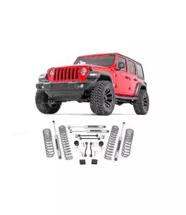 Jeep Wrangler (JL) 2018+ Κιτ Ανάρτησης Ψηλώματος 2,5" [Rough Country] 