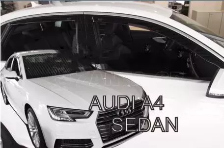 Heko ΣΕΤ ΑΝΕΜΟΘΡΑΥΣΤΕΣ ΑΥΤΟΚΙΝΗΤΟΥ ΓΙΑ AUDI A4 4D 2016> ΑΠΟ ΕΥΚΑΜΠΤΟ ΦΙΜΕ ΠΛΑΣΤΙΚΟ HEKO - 4 ΤΕΜ. ΑΝΕΜ.SET10253 