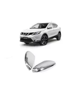 Nissan Qashqai (J11) 2014-2020 Ανοξείδωτα Διακοσμητικά Καπάκια Καθρεπτών 