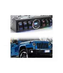 Jeep Wrangler (JK) 2009-2016 Πίνακας ελέγχου (Πάνελ) LED με 6 διακόπτες 