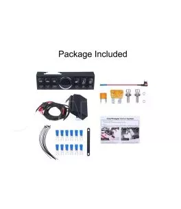 Jeep Wrangler (JK) 2009-2016 Πίνακας ελέγχου (Πάνελ) LED με 6 διακόπτες 