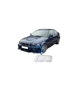 Κρύσταλλο Φαναριού Αριστερό Για Bmw 3 E46 Coupe 99-03 Xenon & Halogen 1 Τεμάχιο 