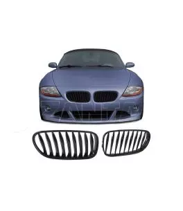 Καρδιές Μάσκας Για Bmw Z4 E85 / E86 02-08 Μαύρο Γυαλιστερό 2 Τεμάχια 