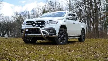 Σέτ τοποθέτησης γρίλιας για Mercedes X-Class (2017+) Με Triple-R 750 Std 9240 Lumens Lazerlamps 