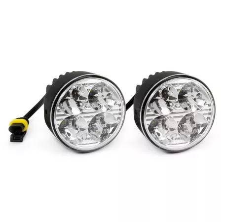 AMIO ΦΩΤΑ ΗΜΕΡΑΣ DRL 12/24V 11,16W 8xSMD LED 800lm DRL 510HP ΣΤΡΟΓΓΥΛΟΙ 70mm 2ΤΕΜ 01524/AM 