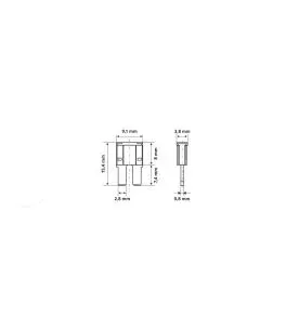 ΑΣΦΑΛΕΙΕΣ ΣΕ ΚΑΡΤΕΛΑ ΣΕΤ 10ΤΕΜ. MICRO-DUE 12/32V 