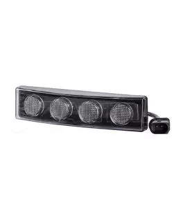 DRL HOR64 12/24V ΠΡΟΣΘΕΤΟ DAYTIME ΔΙΕΘΝΗ ΜΕ 4LED 0,5W 181x48mm ΜΑΥΡΟ ΜΕ ΦΙΣ 1ΤΕΜ 