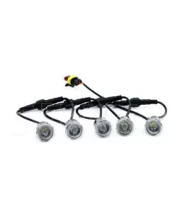 ΦΩΤΑ ΗΜΕΡΑΣ DRL 12/24V 10,56W 10 SMD LED 900Lm 23x23x20mm 2ΤΕΜ 