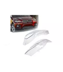 Κρύσταλλα Φαναριών Για Bmw X5 E70 07-13 Ζευγάρι 2 Τεμάχια 