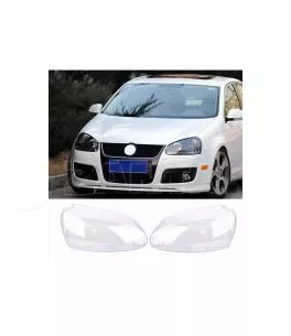 Κρύσταλλα Φαναριών Για VW Golf V 03-08 Ζευγάρι 2 Τεμάχια 