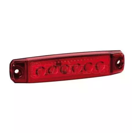 Lampa ΦΩΣ ΟΓΚΟΥ 6LED ΚΟΚΚΙΝΟ 12/24V 96mm ΑΔΙΑΒΡΟΧΟ 1ΤΕΜ. L9700.8 