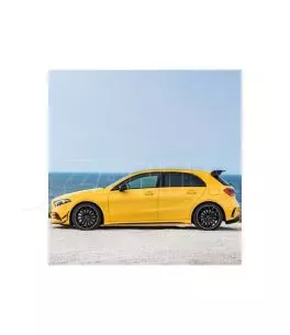 Αεροτομή Οροφής Για Mercedes-Benz A-Class W177 18+ 5D Hatchback Amg A45 Look Γυαλιστερή Μαύρη Από Abs Πλαστικό 