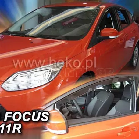 Heko ΑΝΕΜΟΘΡΑΥΣΤΕΣ ΑΥΤΟΚΙΝΗΤΟΥ ΓΙΑ FORD FOCUS III 4D/5D 2011-2018 ΖΕΥΓΑΡΙ ΑΠΟ ΕΥΚΑΜΠΤΟ ΦΙΜΕ ΠΛΑΣΤΙΚΟ HEKO - 2 ΤΕΜ. ΑΝΕΜ.15294 