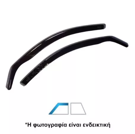 Heko ΑΝΕΜΟΘΡΑΥΣΤΕΣ ΑΥΤΟΚΙΝΗΤΟΥ ΓΙΑ HONDA CIVIC 5D TYPE-S 2006-2012 ΖΕΥΓΑΡΙ ΑΠΟ ΕΥΚΑΜΠΤΟ ΦΙΜΕ ΠΛΑΣΤΙΚΟ HEKO - 2 ΤΕΜ. ΑΝΕΜ.17130 