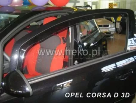 Heko ΑΝΕΜΟΘΡΑΥΣΤΕΣ ΑΥΤΟΚΙΝΗΤΟΥ ΓΙΑ OPEL CORSA D /E 3D 09/2006-2019 ΖΕΥΓΑΡΙ ΑΠΟ ΕΥΚΑΜΠΤΟ ΦΙΜΕ ΠΛΑΣΤΙΚΟ HEKO - 2 ΤΕΜ. ΑΝΕΜ.25364 