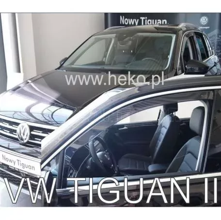 Heko ΑΝΕΜΟΘΡΑΥΣΤΕΣ ΑΥΤΟΚΙΝΗΤΟΥ ΓΙΑ VW TIGUAN II 5D 2015> / TIGUAN ALLSPACE II 5D 2017> ΖΕΥΓΑΡΙ ΑΠΟ ΕΥΚΑΜΠΤΟ ΦΙΜΕ ΠΛΑΣΤΙΚΟ HEKO - 2 ΤΕΜ. ΑΝΕΜ.31006 