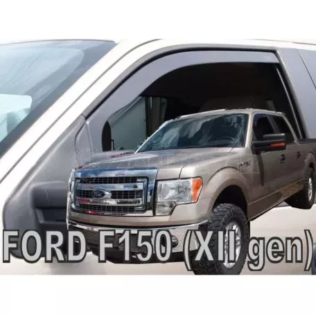 Heko ΑΝΕΜΟΘΡΑΥΣΤΕΣ ΑΥΤΟΚΙΝΗΤΟΥ ΓΙΑ FORD F-150 XLT 4D 2008-2014 ΖΕΥΓΑΡΙ ΑΠΟ ΕΥΚΑΜΠΤΟ ΦΙΜΕ ΠΛΑΣΤΙΚΟ HEKO - 2 ΤΕΜ. ΑΝΕΜ.15337 