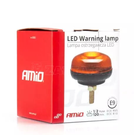 AMIO ΦΑΡΟΣ LED MINI 12/24V 18SMD ΒΙΔΩΤΟΣ ΠΟΡΤΟΚΑΛΙ 91x86mm ΑMiO - 1 TEM. 02923/AM 