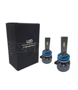 Led λάμπες H8 / H9 / H11 για μεσαία ή μεγάλα φώτα 20000 lumen , 55 Watt - CANBUS 6000K - 300% πιό έντονη φωτεινότητα 2τμχ. 