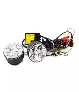 ΦΩΤΑ ΗΜΕΡΑΣ DRL 12/24V 11,16W 8xSMD LED 800lm DRL 510HP ΣΤΡΟΓΓΥΛΟΙ 70mm 2ΤΕΜ 