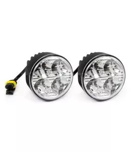 ΦΩΤΑ ΗΜΕΡΑΣ DRL 12/24V 11,16W 8xSMD LED 800lm DRL 510HP ΣΤΡΟΓΓΥΛΟΙ 70mm 2ΤΕΜ 