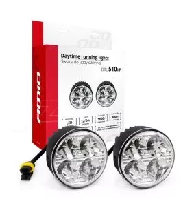 ΦΩΤΑ ΗΜΕΡΑΣ DRL 12/24V 11,16W 8xSMD LED 800lm DRL 510HP ΣΤΡΟΓΓΥΛΟΙ 70mm 2ΤΕΜ 