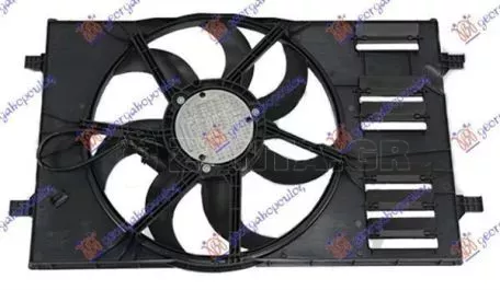 Βεντιλατέρ Κομπλέ (41.2cm) (400W) (4 Pin) Audi Q2 2016-2020 