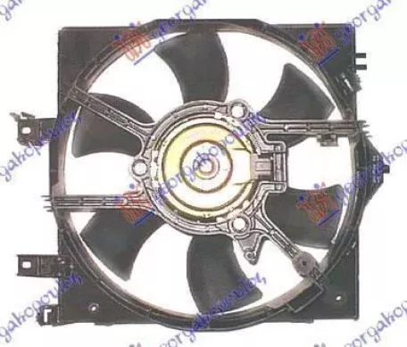 Βεντιλατέρ Ψυγείου Κομπλέ (Με A/C) 2.0 Βενζίνη Nissan Primera (P11) 1999-2001 