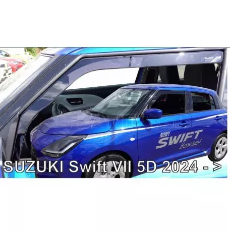 Heko ΑΝΕΜΟΘΡΑΥΣΤΕΣ ΓΙΑ SUZUKI SWIFT 5D 2024+ ΖΕΥΓΑΡΙ ΑΠΟ ΕΥΚΑΜΠΤΟ ΦΙΜΕ ΠΛΑΣΤΙΚΟ HEKO - 2 ΤΕΜ. ΑΝΕΜ.28660 