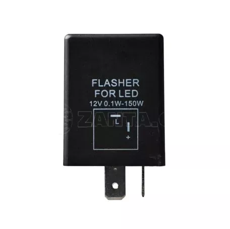 M-tech LED FLASHER (ΦΛΑΣΙΕΡΑ) 2 ΕΠΑΦΩΝ (L+-) 30x30x30mm  M-TECH -1ΤΕΜ. RE106/MT 