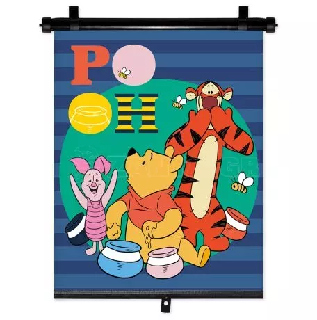 AMIO ΚΟΥΡΤΙΝΑΚΙ ΗΛΙΟΠΡΟΣΤΑΣΙΑΣ ΣΕ ΡΟΛΟ WINNIE THE POOH 36x45cm ΓΙΑ ΠΛΑΙΝΟ ΤΖΑΜΙ/ΠΙΣΩ ΠΑΡΜΠΡΙΖ AMIO - 1 Τεμ. S59347/AM 