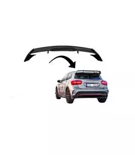 Αεροτομή Οροφής Για Mercedes-Benz GLA X156 14-19 Amg GLA45 Look Γυαλιστερή Μαύρη Από Abs Πλαστικό 