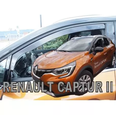 Heko ΑΝΕΜΟΘΡΑΥΣΤΕΣ ΑΥΤΟΚΙΝΗΤΟΥ ΓΙΑ RENAULT CAPTUR 5D 2019> ΖΕΥΓΑΡΙ ΑΠΟ ΕΥΚΑΜΠΤΟ ΦΙΜΕ ΠΛΑΣΤΙΚΟ HEKO - 2 ΤΕΜ. ΑΝΕΜ.27012 