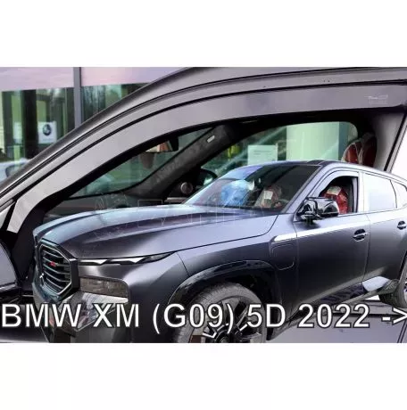 Heko ΑΝΕΜΟΘΡΑΥΣΤΕΣ ΓΙΑ BMW XM G09 5D 2022+ ΖΕΥΓΑΡΙ ΑΠΟ ΕΥΚΑΜΠΤΟ ΦΙΜΕ ΠΛΑΣΤΙΚΟ HEKO - 2 ΤΕΜ. ΑΝΕΜ.11003 