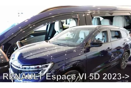 Heko ΑΝΕΜΟΘΡΑΥΣΤΕΣ ΓΙΑ RENAULT ESPACE 5D 2023+ ΣΕΤ ΑΥΤΟΚΙΝΗΤΟΥ ΑΠΟ ΕΥΚΑΜΠΤΟ ΦΙΜΕ ΠΛΑΣΤΙΚΟ HEKO - 4 ΤΕΜ ΑΝΕΜ.SET27026 