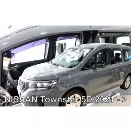 Heko ΑΝΕΜΟΘΡΑΥΣΤΕΣ ΓΙΑ NISSAN TOWNSTAR 5D 2021+ ΣΕΤ ΑΥΤΟΚΙΝΗΤΟΥ ΑΠΟ ΕΥΚΑΜΠΤΟ ΦΙΜΕ ΠΛΑΣΤΙΚΟ HEKO - 4 ΤΕΜ ΑΝΕΜ.SET24323 