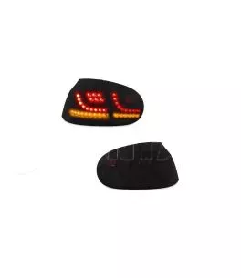 Πισινά Φανάρια Set Για Vw Golf V (5) 03-08 Led Urban Style Μαύρα Winjet 