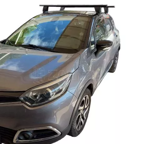 MENABO Kit Μπάρες - Πόδια Αλουμινίου Menabo Delta μαύρη για Renault Captur 2013-2017 - 2 τεμ. ΜΠ.RCAPTUR.10 