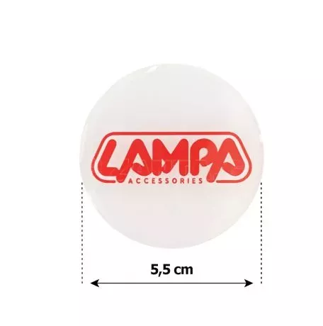 RACE AXION LAMPA ΑΥΤΟΚΟΛΛΗΤΑ ΖΑΝΤΩΝ 5,5 cm ΛΕΥΚΟ/ΚΟΚΚΙΝΟ ΣΜΑΛΤΟΥ - 4 ΤΕΜ. ΑΥΤ.LAMPA/2 